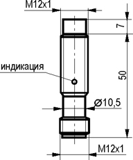 Габариты ISN FC2A-31P-4-LS4